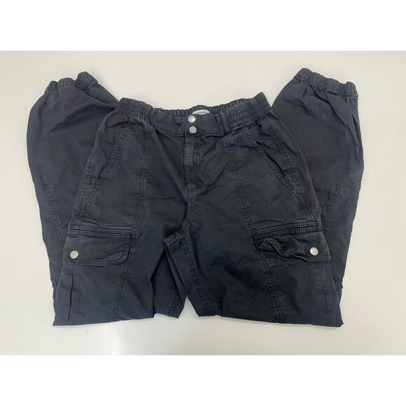 Garage Womens Cargo Pants Size Small Black Elastic Waist Jogger Style - Picture 1 of 11